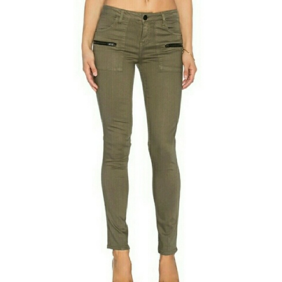Sanctuary Denim - Sanctuary Ace Utility Skinny Leg Olive Pants 26
